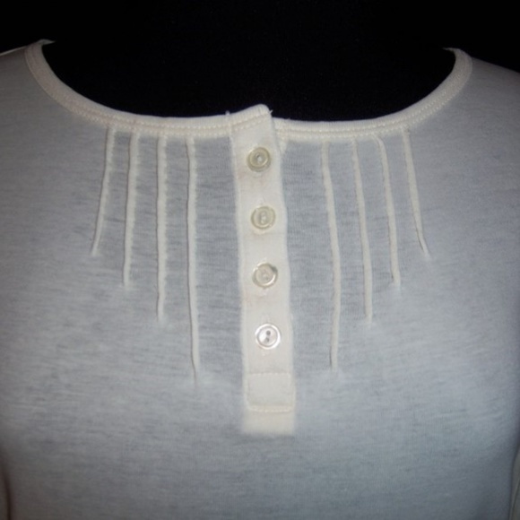 NWT J. Jill Henley Bloused Sleeves - Picture 2 of 5